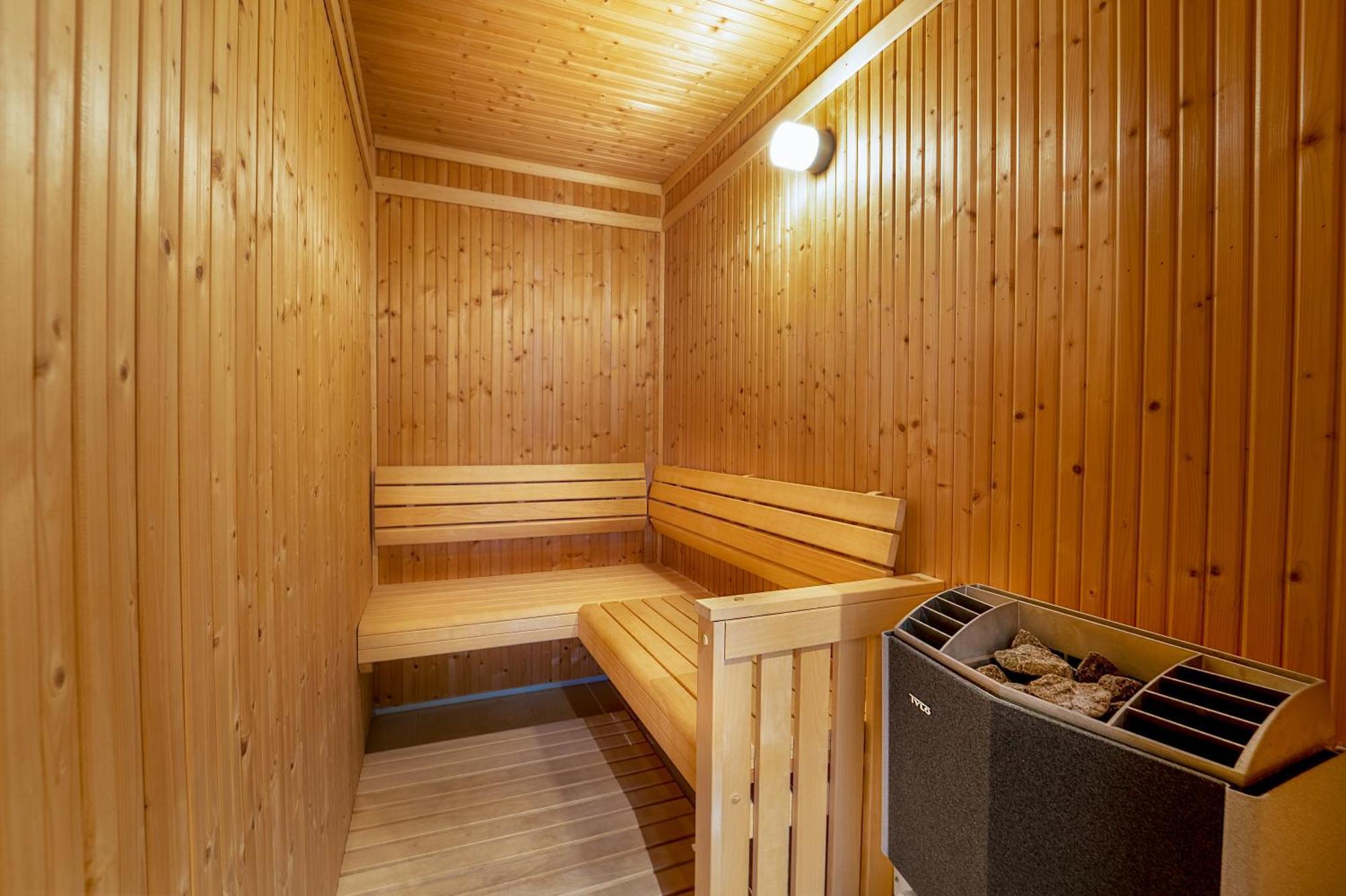 Grand Hyatt Doha Hotel & Villas Exterior foto A modern Finnish sauna